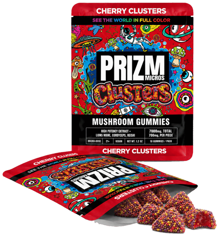 PRIZM Cherry Clusters nerd cluster gummies bag