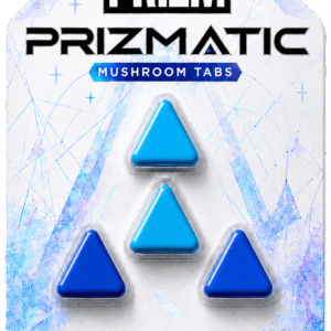 PRIZMATIC Blue Razz mushroom tabs, 4 tabs